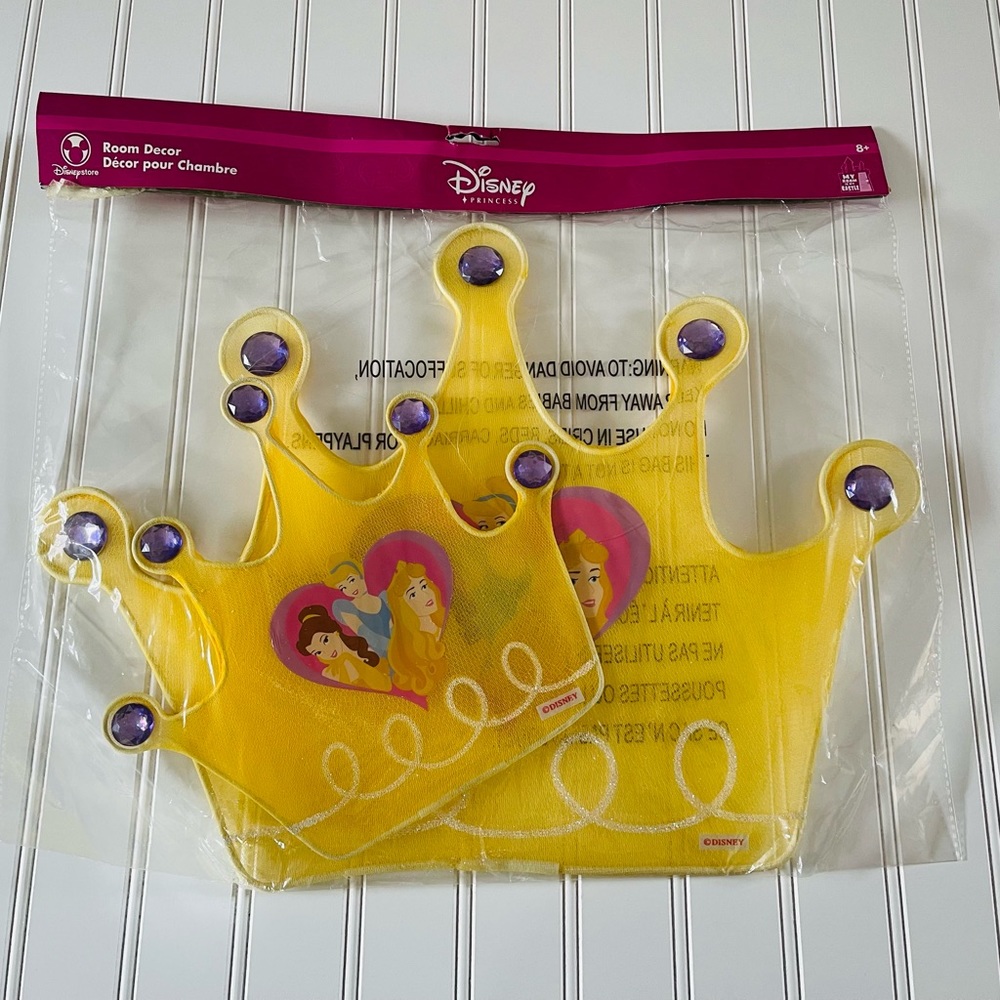 New- Disney Princess Crown Wall Decoration